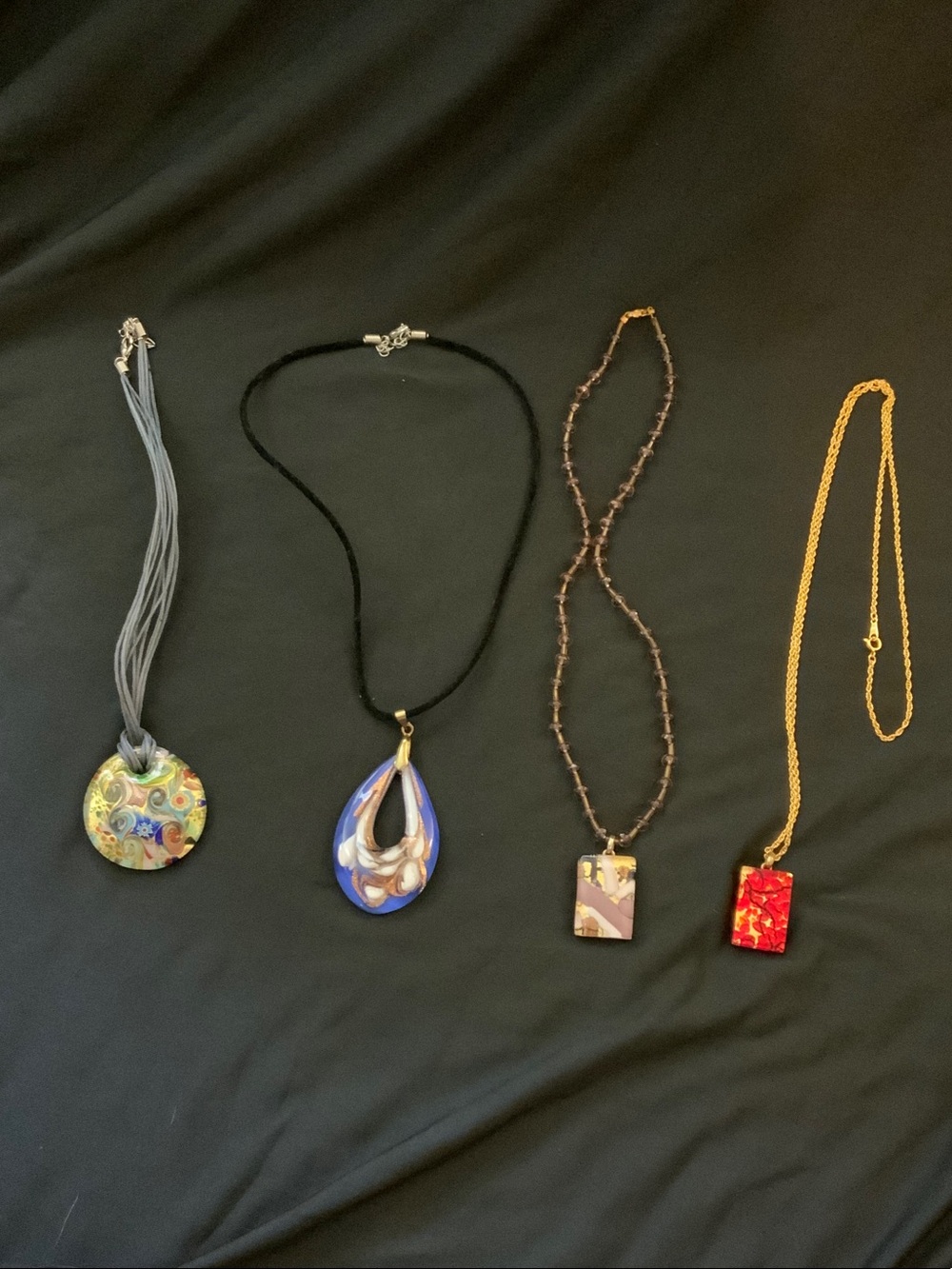 Jewelry bundle, 4 Italian Murano Glass Necklaces